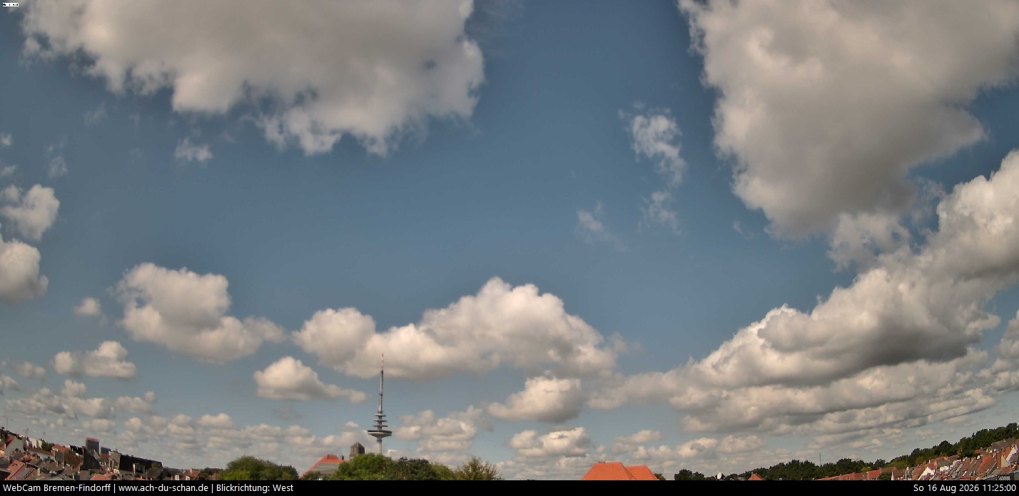 Aktuelles WebCam-Bild aus Bremen-Findorff