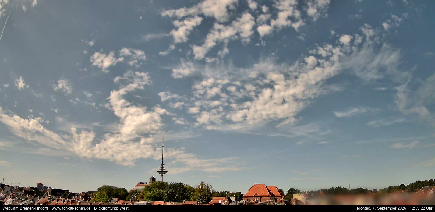 Aktuelles WebCam-Bild aus Bremen-Findorff